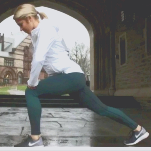 Lululemon Wunder Under Full Length High Waist Green Gray Leggings Size 8 Texture - Picture 2 of 9